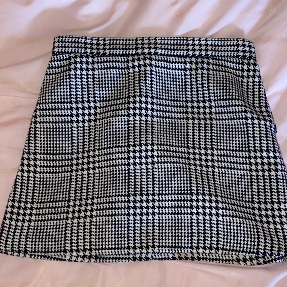 Patterned Mini Skirt